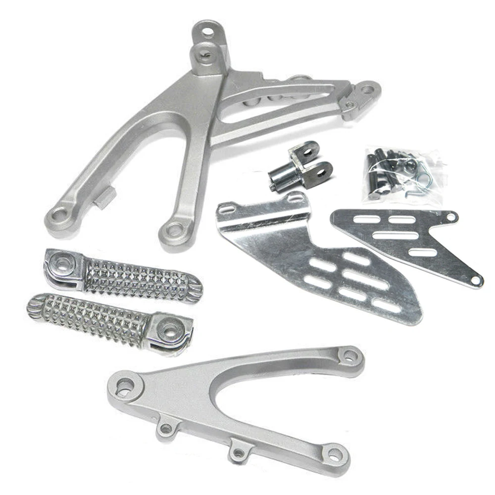 Motorcycle Silver Front Rider Foot Pegs Footrest Bracket Fit For Yamaha YZF R1 2007-2008
Motorcycle Silver Front Rider Foot Pegs Footrest Bracket Fit For Yamaha YZF R1 2007-2008