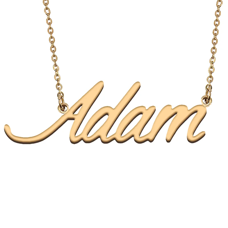 Ожерелье с именем под заказ Adam, колье, персонализированные ювелирные изделия, подарок для женщин, девушек, подруг, рождественский подарок
Ожерелье с именем под заказ Adam, колье, персонализированные ювелирные изделия, подарок для женщин, девушек, подруг, рождественский подарок