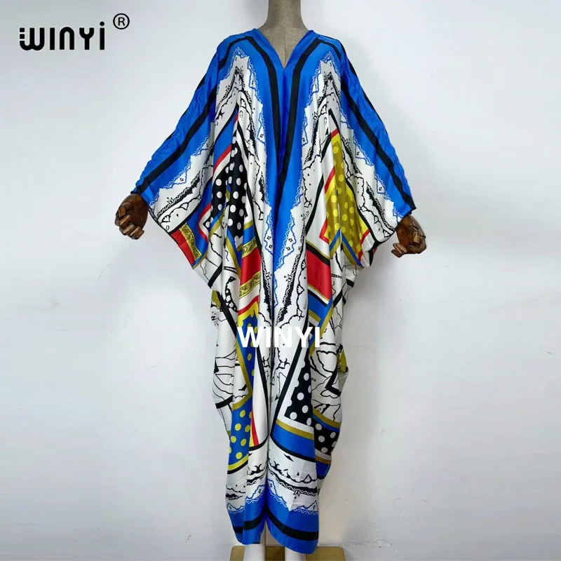 WINYI Sundress 2021 Middle East Printed Summer Silk V-neck BouBou Dresses Traditional African Muslim Abaya Robe Kaftan Dress
WINYI Sundress 2021 Middle East Printed Summer Silk V-neck BouBou Dresses Traditional African Muslim Abaya Robe Kaftan Dress