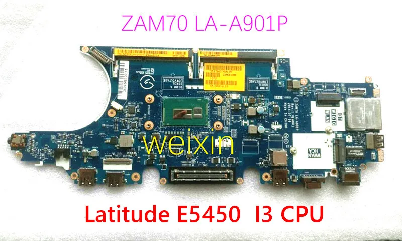 For Dell Latitude E5450 Intel I3 Laptop Motherboard CN-0G9YFJ 0G9YFJ G9YFJ ZAM70 CN-0PW12YLA-A901P 100% Working
For Dell Latitude E5450 Intel I3 Laptop Motherboard CN-0G9YFJ 0G9YFJ G9YFJ ZAM70 CN-0PW12YLA-A901P 100% Working