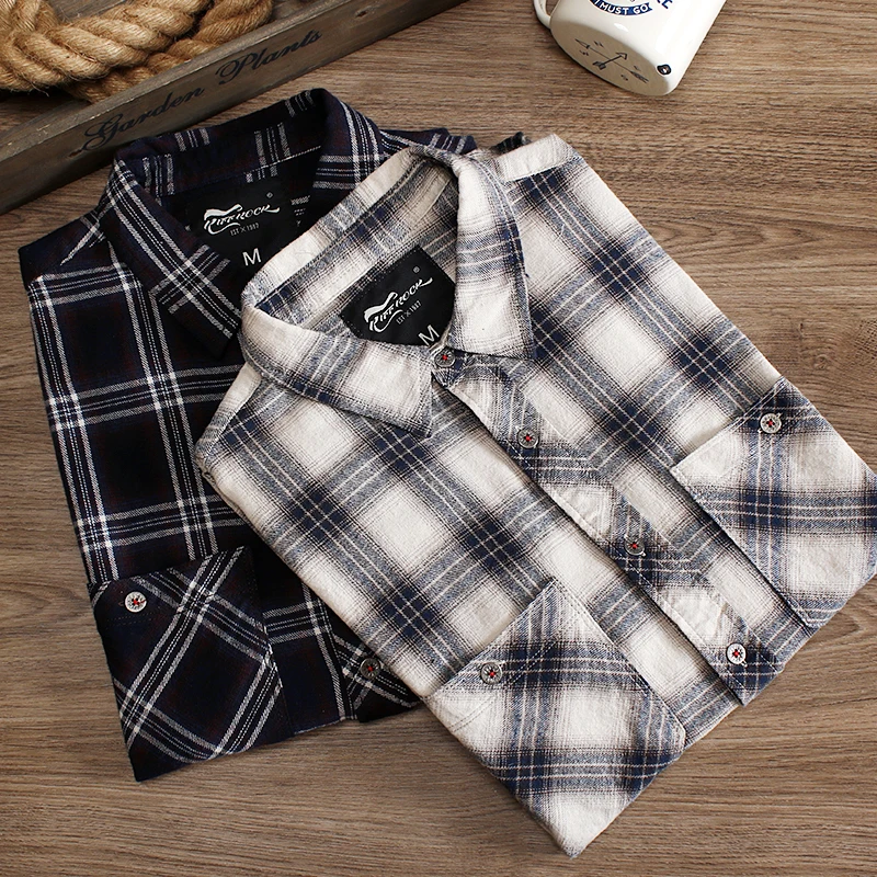 Autumn New Japanese Retro Long Sleeve Flannel Plaid Tooling Shirt Men's Fashion Pure Cotton Washed Old Casual Pocket Blouses
Autumn New Japanese Retro Long Sleeve Flannel Plaid Tooling Shirt Men's Fashion Pure Cotton Washed Old Casual Pocket Blouses