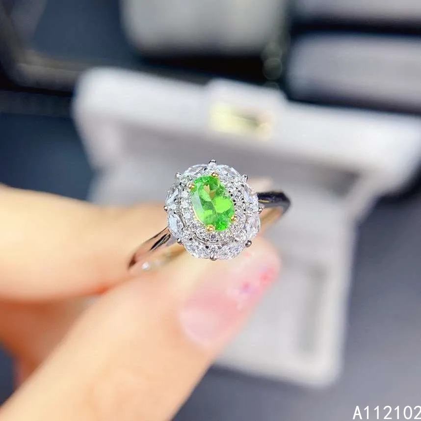 KJJEAXCMY fine jewelry S925 sterling silver inlaid natural Tsavorite new girl fashion gemstone ring support test Chinese style
KJJEAXCMY fine jewelry S925 sterling silver inlaid natural Tsavorite new girl fashion gemstone ring support test Chinese style