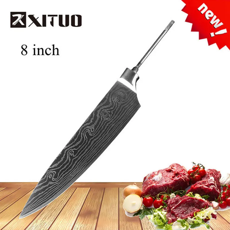 XITUO Hot 8" inch DIY Knife Blank 7CR17MOV Stainless Steel Fixed Blade Knife Billet Hand Tool Material Parts kitchen accessories
XITUO Hot 8" inch DIY Knife Blank 7CR17MOV Stainless Steel Fixed Blade Knife Billet Hand Tool Material Parts kitchen accessories