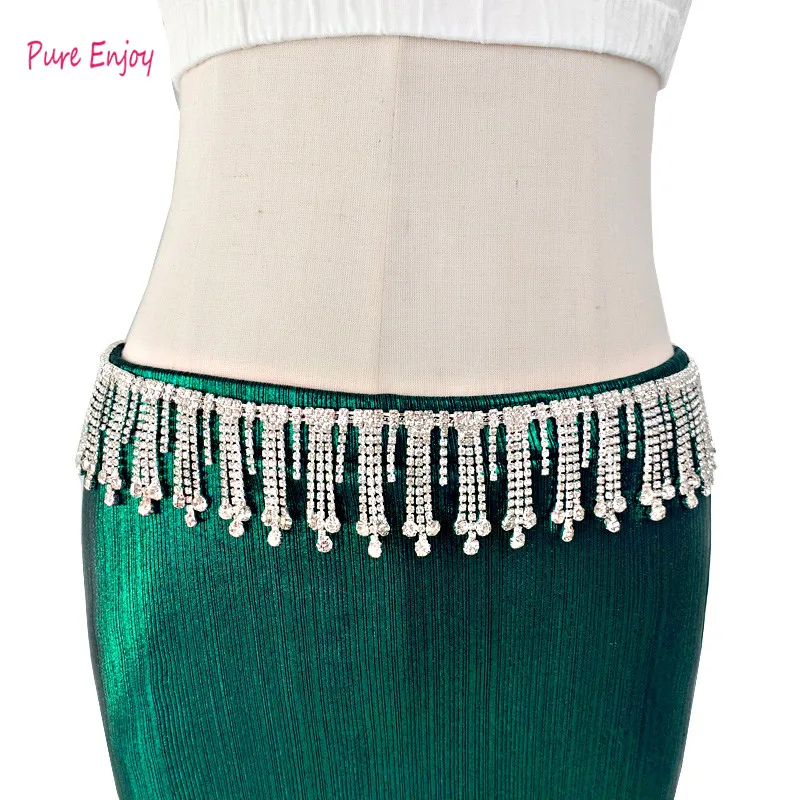 New belly dance high quality sparkling belly dance waist chain rhinestone tassel encryption rhinestone
New belly dance high quality sparkling belly dance waist chain rhinestone tassel encryption rhinestone
