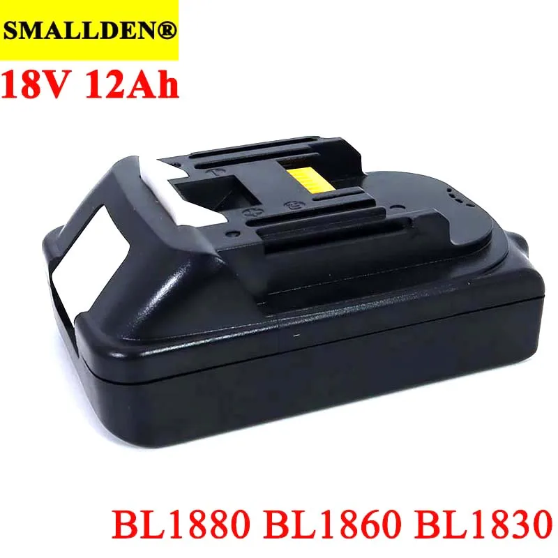 SMALLDEN 18V 12000 мА/ч, Перезаряжаемые Батарея 12.0AH литий-ионный аккумулятор для 18В электрические инструменты BL1830 BL1850 BL1860 LXT 400 L70
SMALLDEN 18V 12000 мА/ч, Перезаряжаемые Батарея 12.0AH литий-ионный аккумулятор для 18В электрические инструменты BL1830 BL1850 BL1860 LXT 400 L70