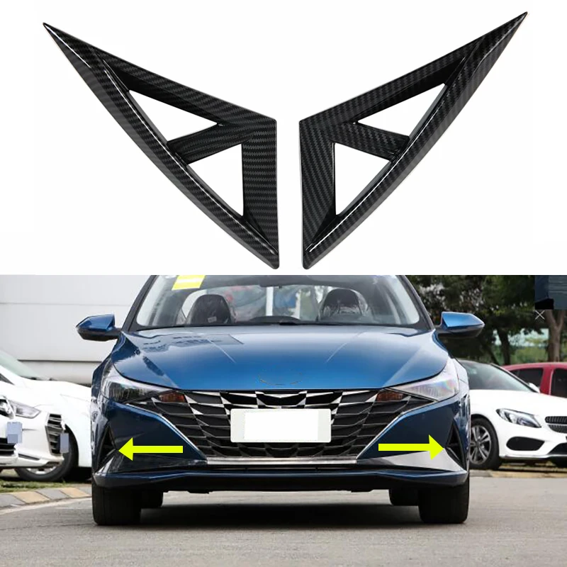 2pcs/Set Front Foglight Eyebrow Cover Trim Fog Light Lamp Protector Cover ABS For Hyundai Elantra Avante CN7 2020 2021 2022
2pcs/Set Front Foglight Eyebrow Cover Trim Fog Light Lamp Protector Cover ABS For Hyundai Elantra Avante CN7 2020 2021 2022