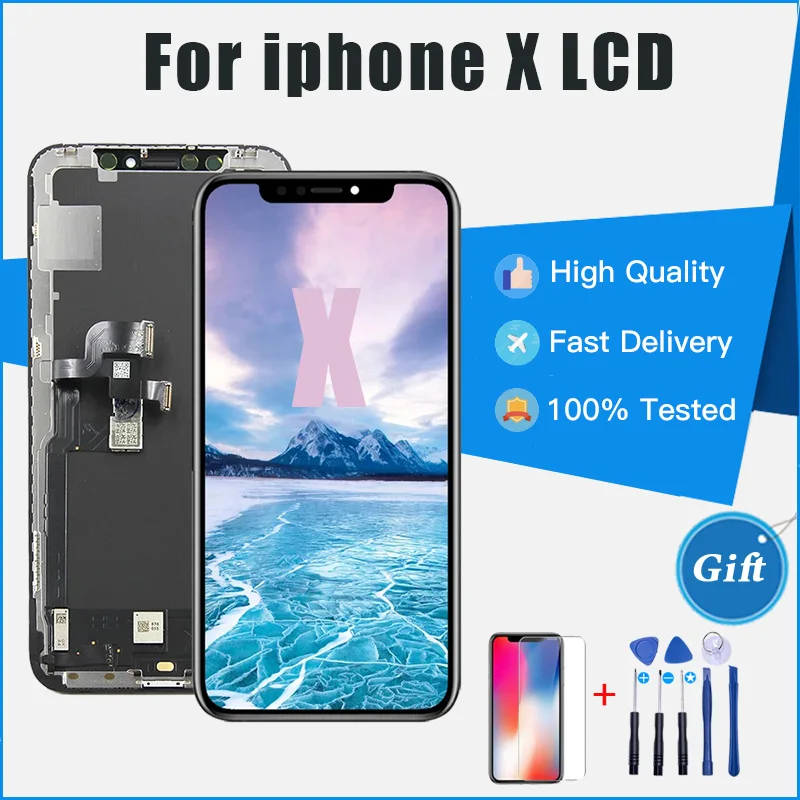 Amoled Oled LCD Pantalla для IPhone X, ЖК-дисплей с 3D сенсорным дигитайзером в сборе для IPhone X, ЖК-экран 100% протестирован
Amoled Oled LCD Pantalla для IPhone X, ЖК-дисплей с 3D сенсорным дигитайзером в сборе для IPhone X, ЖК-экран 100% протестирован