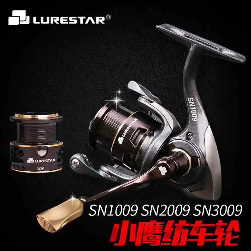 LURESTAR SN1009 Double Spool Spinning Fishing Reel SN2009 SN3009 Distance Throwing Spinning Rod 4-12kg Drag 8+1BB Fishing Reel
LURESTAR SN1009 Double Spool Spinning Fishing Reel SN2009 SN3009 Distance Throwing Spinning Rod 4-12kg Drag 8+1BB Fishing Reel
