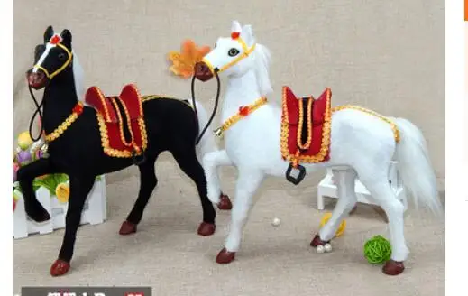 Lucky horse model ornament white black horse yellow decoration handicraft simulation animal
Lucky horse model ornament white black horse yellow decoration handicraft simulation animal
