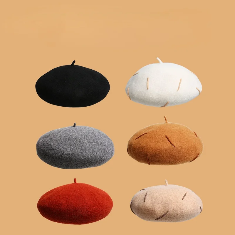 Women Winter Warm Thick Wool Beret Hat Female Solid Color Caps Gorras Boinas Para Mujer Flat Cap Wholesale Barette Wedding Hat
Women Winter Warm Thick Wool Beret Hat Female Solid Color Caps Gorras Boinas Para Mujer Flat Cap Wholesale Barette Wedding Hat