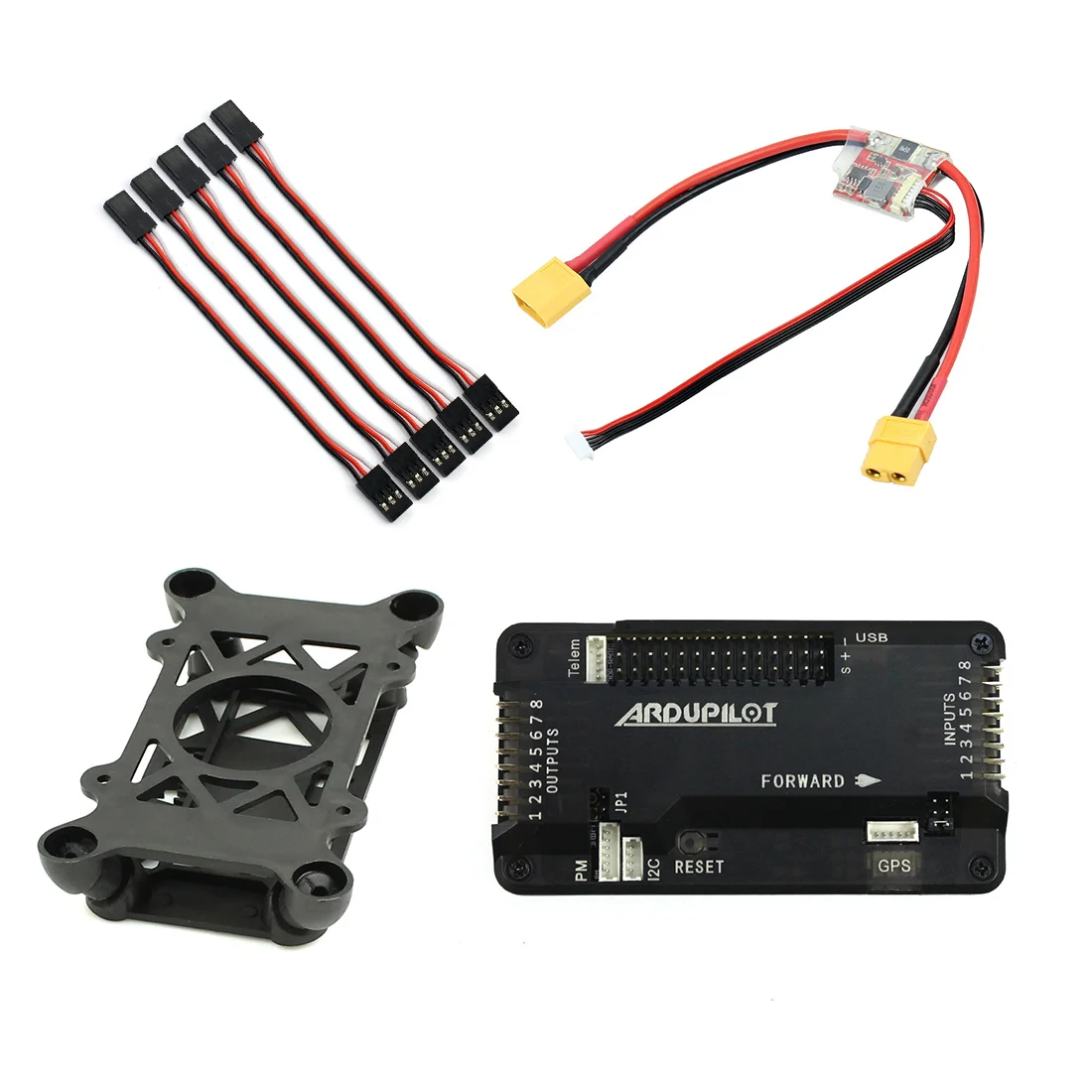 APM 2.8 Multicopter Flight Controller Built-in Compass with Power Module Shock Absorber Extension Cable for DIY Drone Aircraft
APM 2.8 Multicopter Flight Controller Built-in Compass with Power Module Shock Absorber Extension Cable for DIY Drone Aircraft