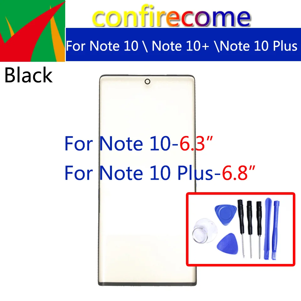 For Samsung Galaxy Note 10 N970 & Note 10 Plus N975 Note 10+ Touch screen Front Outer Glass Lens Cover LCD glass Touch Panel
For Samsung Galaxy Note 10 N970 & Note 10 Plus N975 Note 10+ Touch screen Front Outer Glass Lens Cover LCD glass Touch Panel