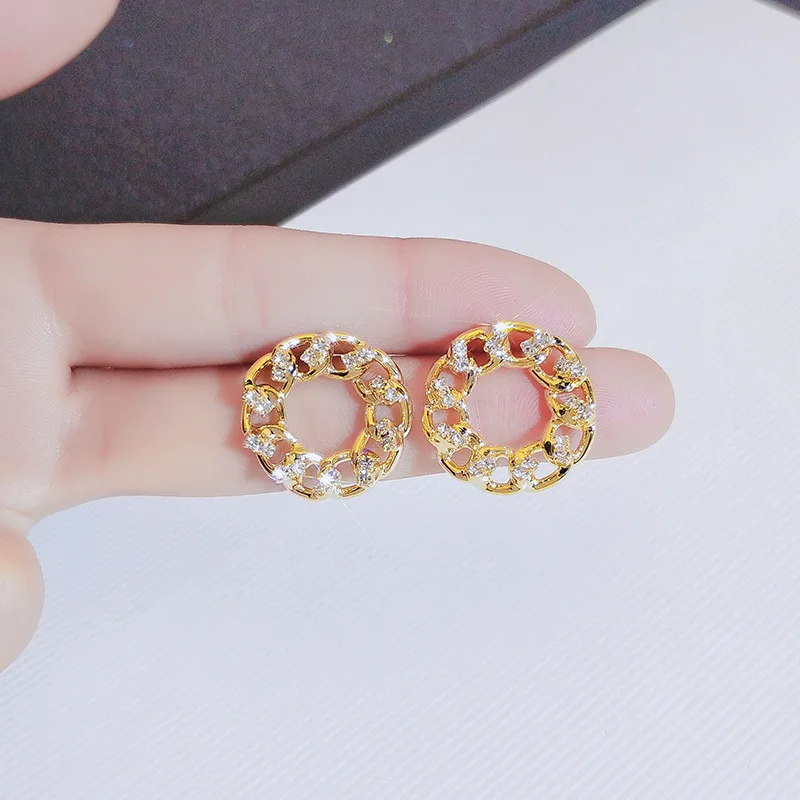 Romantic 14K Gold Plated Cute Small Stud Earrings Japanese&Korea Delicate Jewelry Brincos Orecchini Zircon Earrings for Women
Romantic 14K Gold Plated Cute Small Stud Earrings Japanese&Korea Delicate Jewelry Brincos Orecchini Zircon Earrings for Women