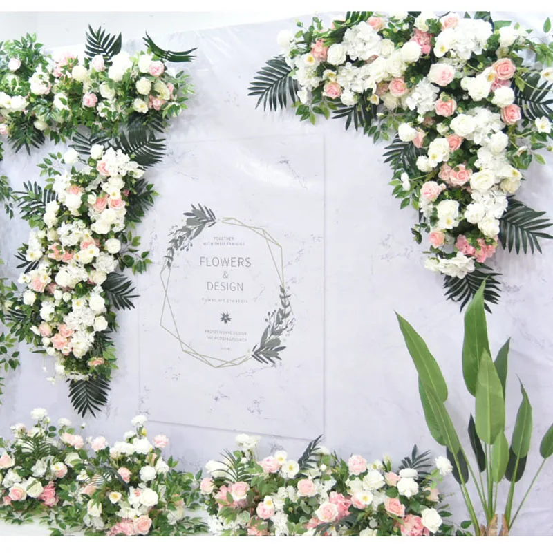 Custom Artificial Wedding Flower Wall Backdrop, Silk Rose Peony, Fake Flowers Row Decoration for Arch, DIY Arrangement Supplies
Custom Artificial Wedding Flower Wall Backdrop, Silk Rose Peony, Fake Flowers Row Decoration for Arch, DIY Arrangement Supplies
