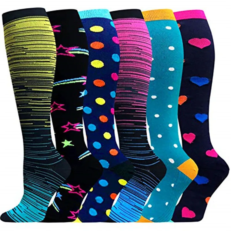 3/5/6 Pairs/Pack Compression Stocking Women Knee High Edema Diabetes Varicose Veins Running Travel Sports Compression Socks
3/5/6 Pairs/Pack Compression Stocking Women Knee High Edema Diabetes Varicose Veins Running Travel Sports Compression Socks