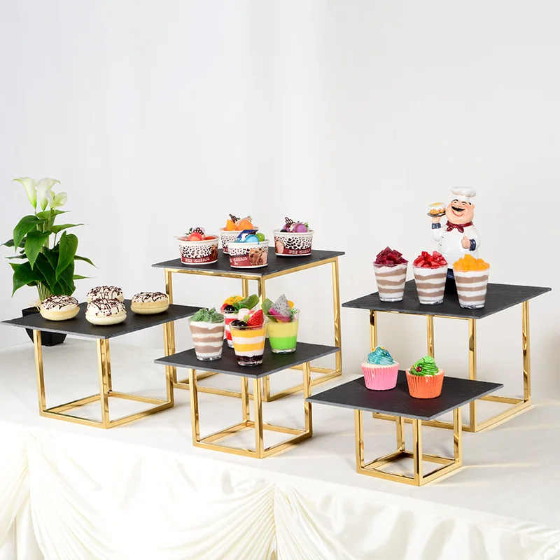 Gold Iron Rack with Black Acrylic for Wedding Flowers, Dessert Table, Display Holder Set, Wedding Cake Stand, buffet, Banquet
Gold Iron Rack with Black Acrylic for Wedding Flowers, Dessert Table, Display Holder Set, Wedding Cake Stand, buffet, Banquet