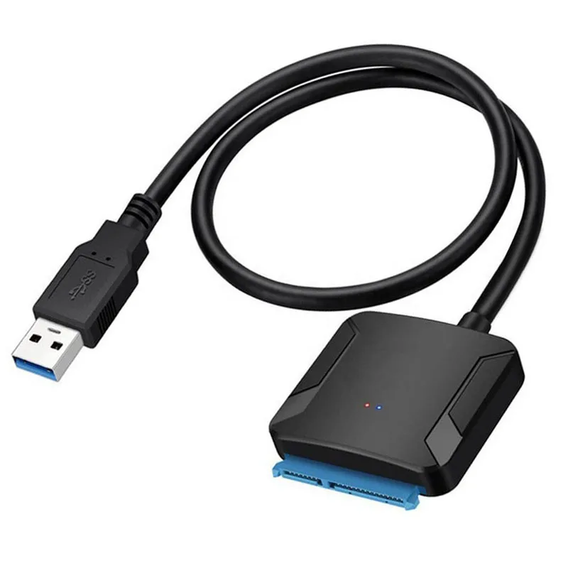 USB 3.0 to SATA Adapter Converter Cable 5Gbps for 2.5 3.5 Laptop Hard Disk Drive
USB 3.0 to SATA Adapter Converter Cable 5Gbps for 2.5 3.5 Laptop Hard Disk Drive