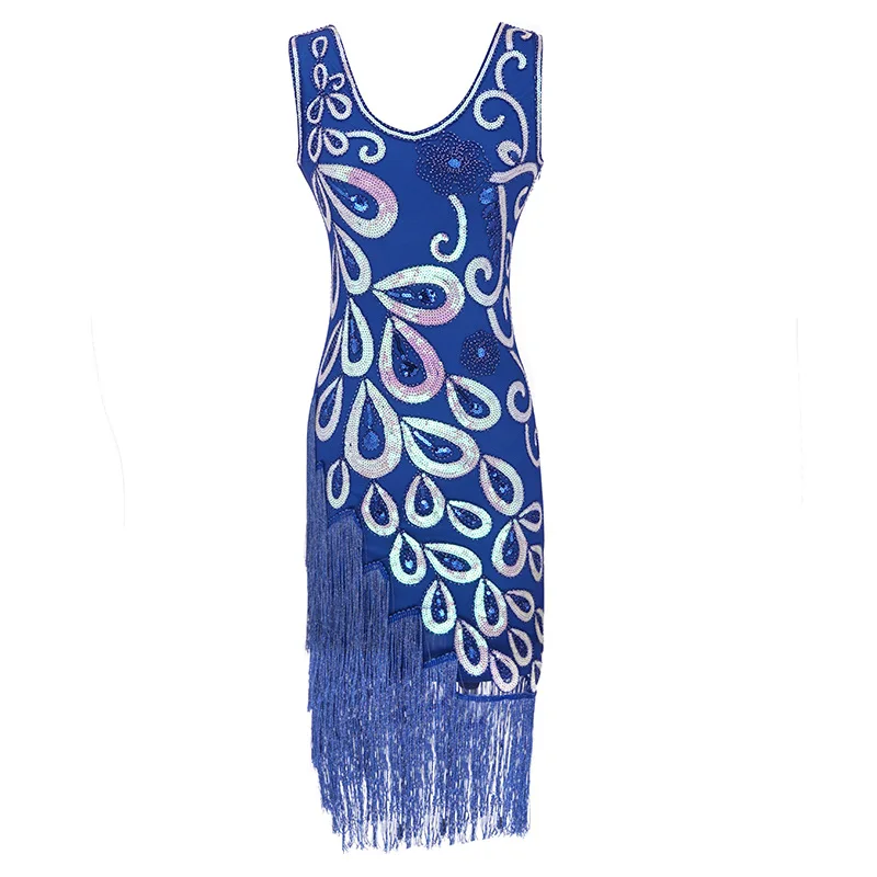 2019 Peackock pattern 1920s Flapper Dress Great Gatsby Party Evening Sequins Fringed Dresses Gown
2019 Peackock pattern 1920s Flapper Dress Great Gatsby Party Evening Sequins Fringed Dresses Gown