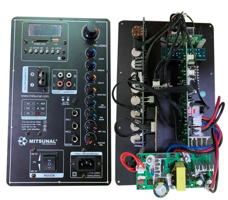 12V, 220V/150W high-power Bluetooth power amplifier board portable rod mobile speaker repair special
12V, 220V/150W high-power Bluetooth power amplifier board portable rod mobile speaker repair special