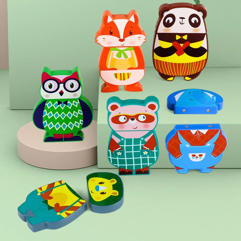 Children's Educational Puzzle 6 Pieces Animal Three-dimensional Magnetic Puzzle Wooden Cartoon Early Education Children's Toy
Children's Educational Puzzle 6 Pieces Animal Three-dimensional Magnetic Puzzle Wooden Cartoon Early Education Children's Toy