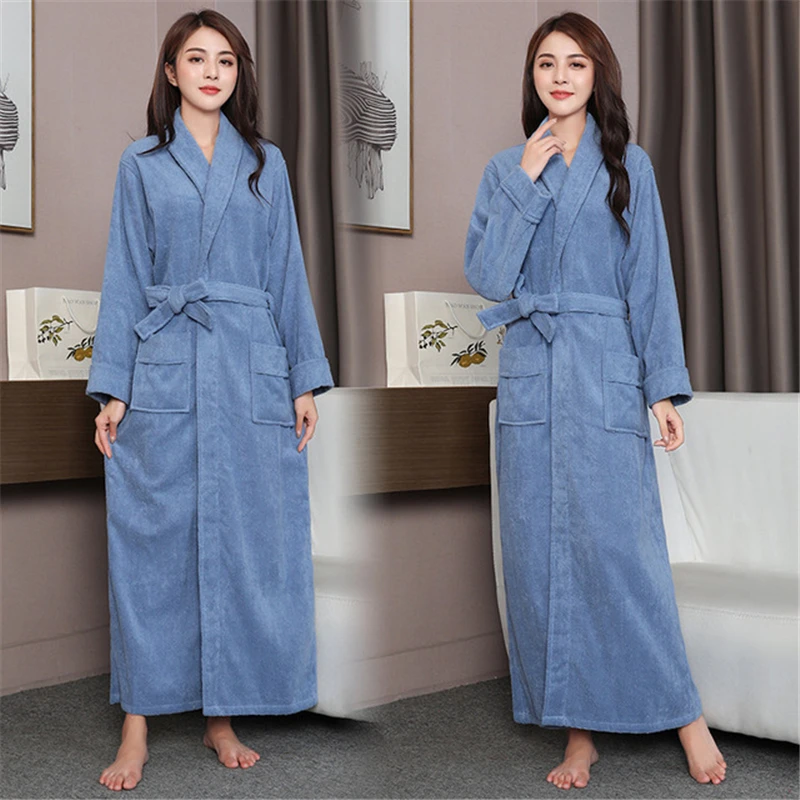 Bride robe bridesmaid nightgown cotton towel thickening lengthened yukata winter warm hotel couple male female sexy nightwear
Bride robe bridesmaid nightgown cotton towel thickening lengthened yukata winter warm hotel couple male female sexy nightwear