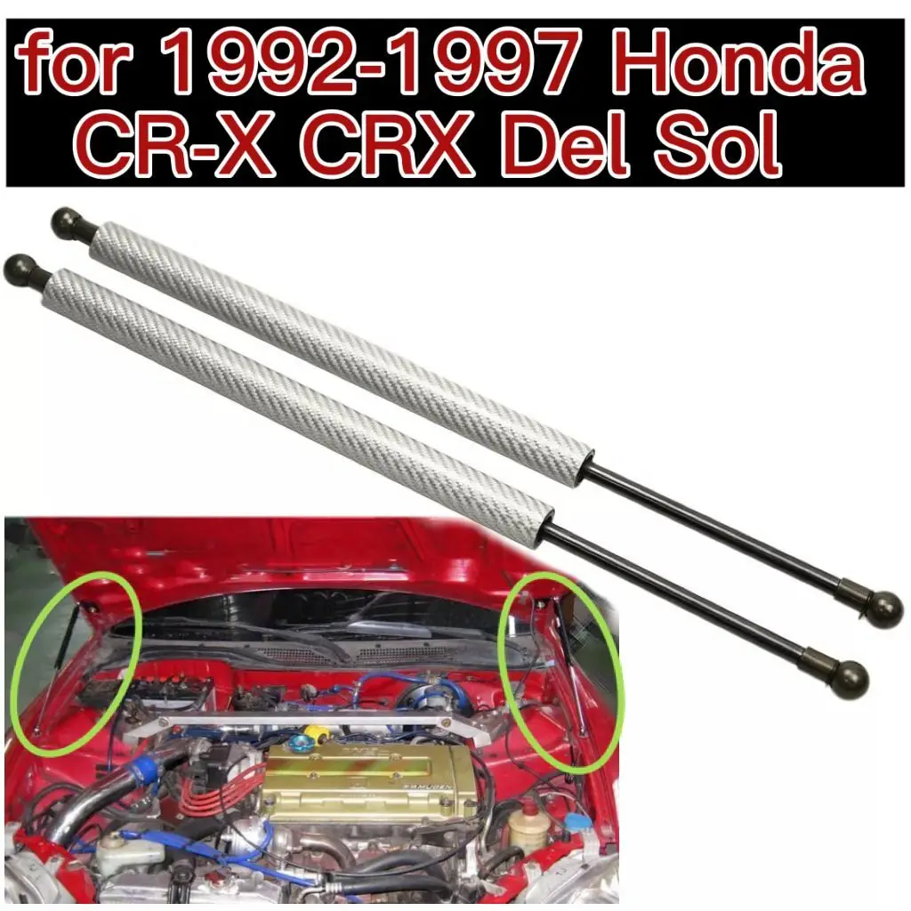 Damper for 1992-1997 Honda CR-X CRX Del Sol Front Hood Bonnet Gas Struts Lift Support Shock Damper Carbon Fiber
Damper for 1992-1997 Honda CR-X CRX Del Sol Front Hood Bonnet Gas Struts Lift Support Shock Damper Carbon Fiber