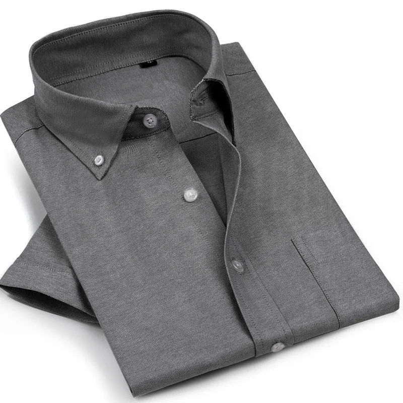 Summer Short Sleeve Oxford Casual Men's Dress Shirt 2022 Slim Fit Male Business Button Down Shirts For Men Blue Pink Gray White
Summer Short Sleeve Oxford Casual Men's Dress Shirt 2022 Slim Fit Male Business Button Down Shirts For Men Blue Pink Gray White