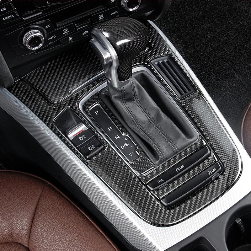 Carbon Fiber Car Console Gear Shift Panel Decoration Cover Trim Stickers For Audi A4 B8 A5 Q5 2012-2016 Interior Accessories
Carbon Fiber Car Console Gear Shift Panel Decoration Cover Trim Stickers For Audi A4 B8 A5 Q5 2012-2016 Interior Accessories