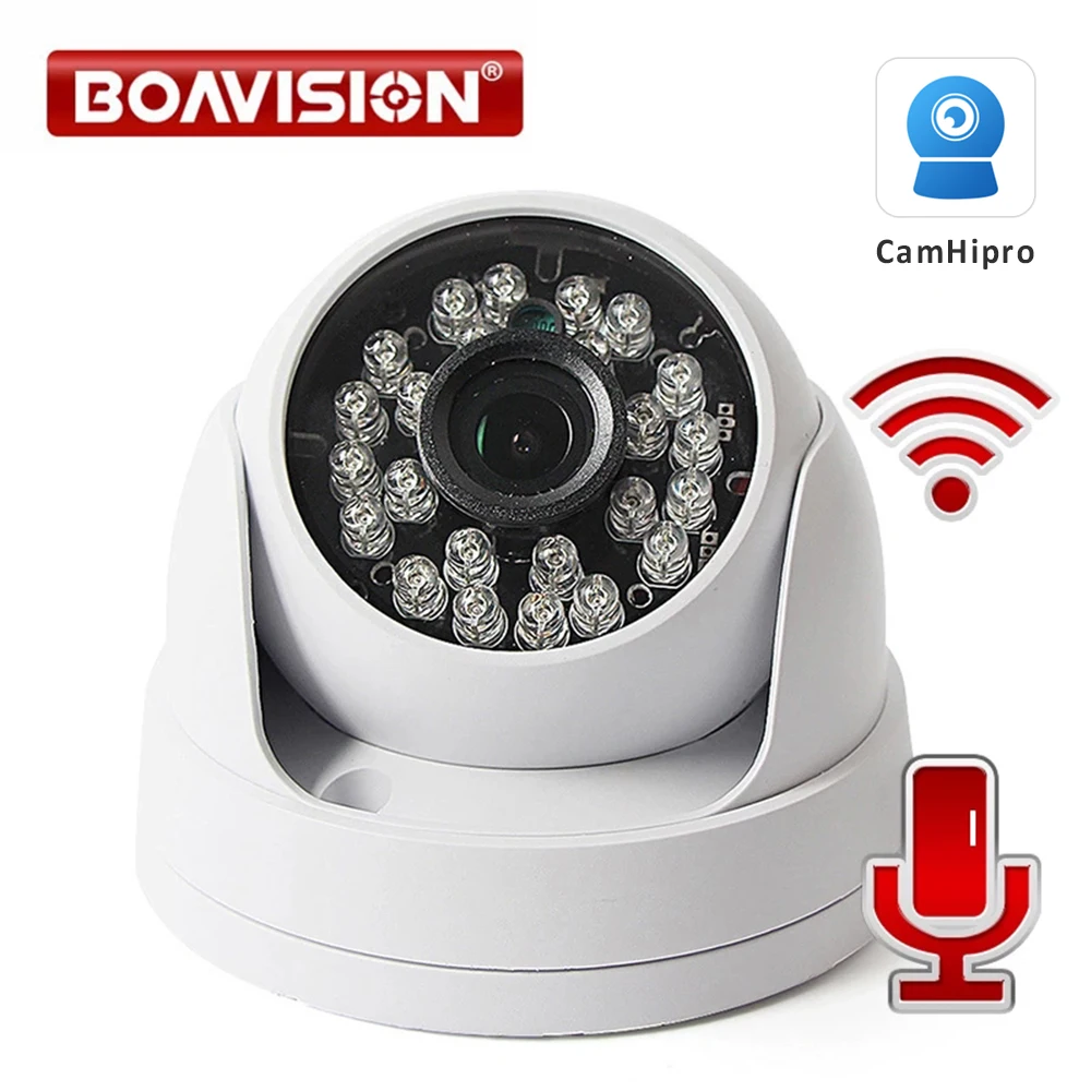 HD 1080P Wireless Wifi IP Camera Audio Security CCTV Dome Camera Wi-Fi IR 20m Night Vision P2P APP CamHipro
HD 1080P Wireless Wifi IP Camera Audio Security CCTV Dome Camera Wi-Fi IR 20m Night Vision P2P APP CamHipro
