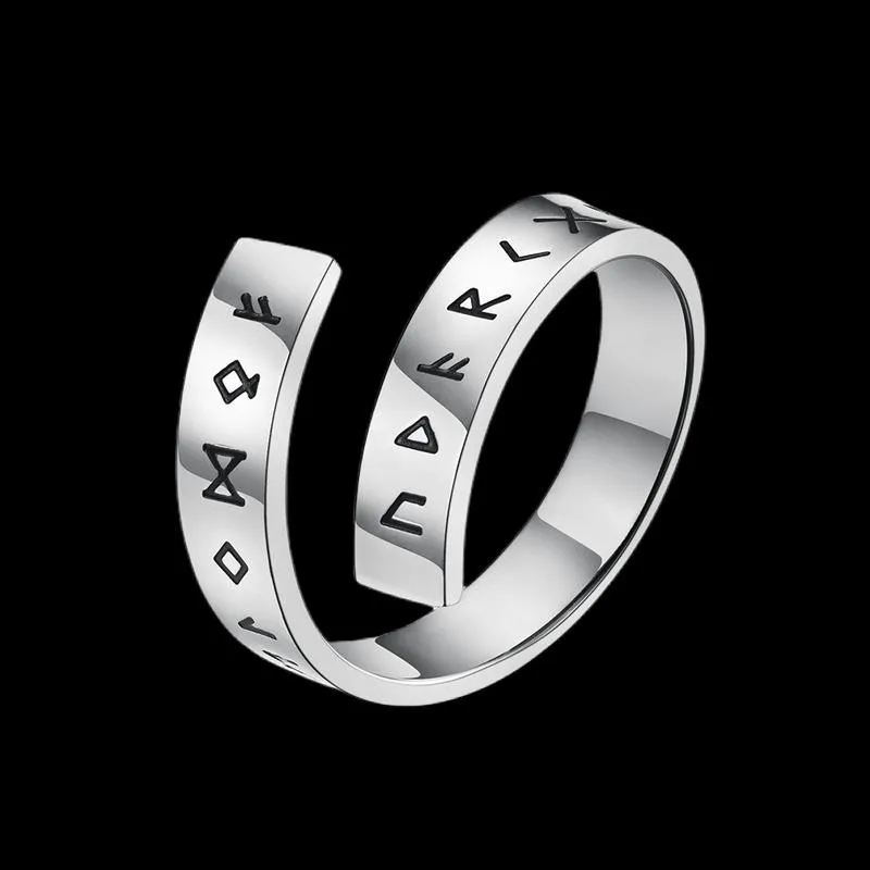 Vikings Ring 316L Stainless Steel Jewellery Unisex Open Adjustable Gothic Style Ring Size 7-13
Vikings Ring 316L Stainless Steel Jewellery Unisex Open Adjustable Gothic Style Ring Size 7-13
