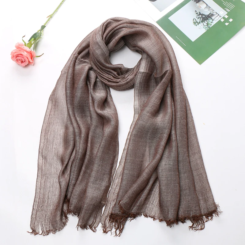 LAVEN Spain Unisex Style Cotton Scarf Women Linen Shawls Solid Color Long Women's Scarves Shawl Men Scarf Bandana Headband
LAVEN Spain Unisex Style Cotton Scarf Women Linen Shawls Solid Color Long Women's Scarves Shawl Men Scarf Bandana Headband