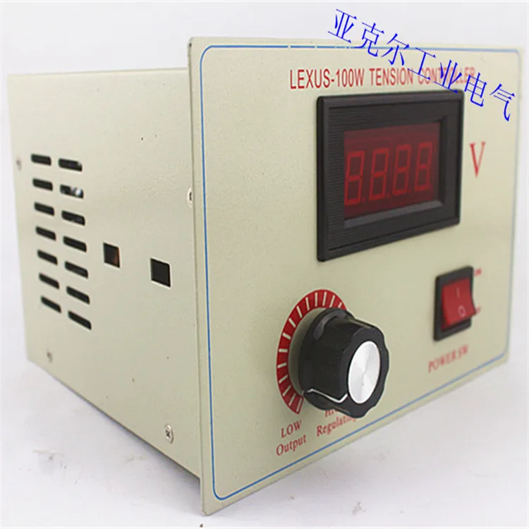 LUXUS-100W Tension Controller Tension Controller Digital Display Manual Tension Control Disk Magnetic Powder Clutch Brake
LUXUS-100W Tension Controller Tension Controller Digital Display Manual Tension Control Disk Magnetic Powder Clutch Brake