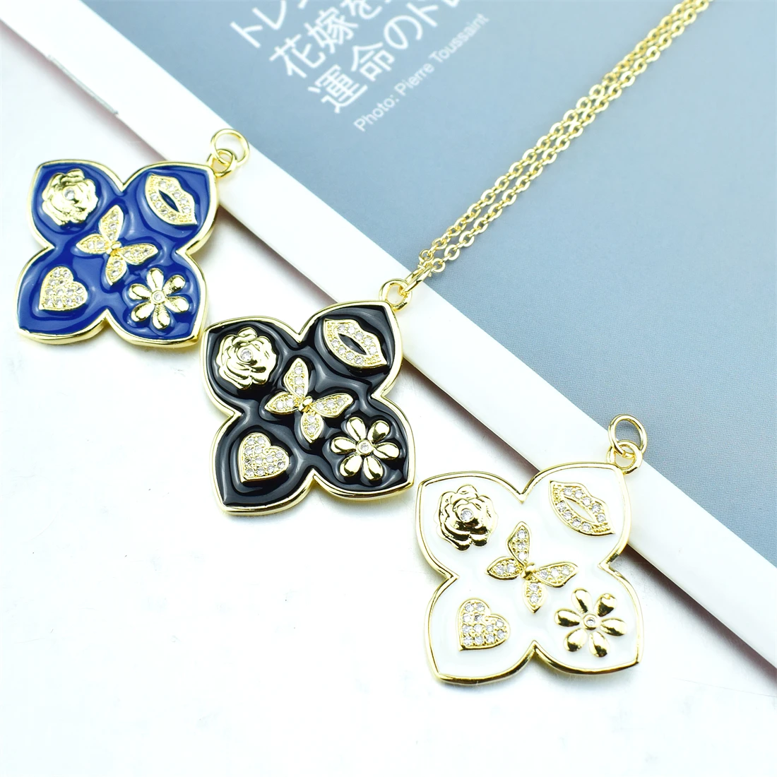 CZ Stone Butterfly Lips Flower Heart Necklaces Woman Enamel Vintage Jewelery Party Gift Cubic Zirconia Butterfly Necklace
CZ Stone Butterfly Lips Flower Heart Necklaces Woman Enamel Vintage Jewelery Party Gift Cubic Zirconia Butterfly Necklace