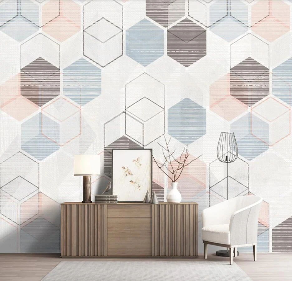 Custom mural wallpaper 3D Nordic style simple abstract line geometric TV background wall painting wallpaper decorative painting
Custom mural wallpaper 3D Nordic style simple abstract line geometric TV background wall painting wallpaper decorative painting