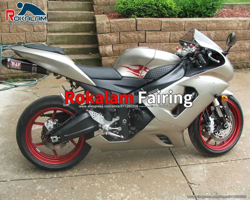 Cowling For Kawasaki Ninja ZX6R 2005 2006 ZX-6R 05 06 Gray Aftermarket ABS Motorbike Fairing Kit (Injection Molding)
Cowling For Kawasaki Ninja ZX6R 2005 2006 ZX-6R 05 06 Gray Aftermarket ABS Motorbike Fairing Kit (Injection Molding)