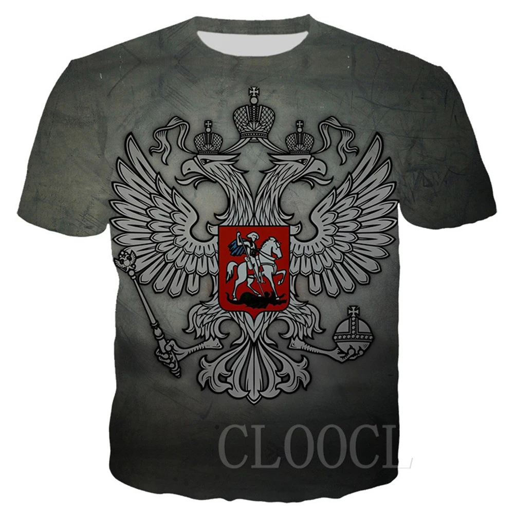 CLOOCL Men T-shirt Russian National Emblem 3D Print Short Sleeve Retro Tee Shirts Women Fashion Harajuku Unisex Summer Tops
CLOOCL Men T-shirt Russian National Emblem 3D Print Short Sleeve Retro Tee Shirts Women Fashion Harajuku Unisex Summer Tops