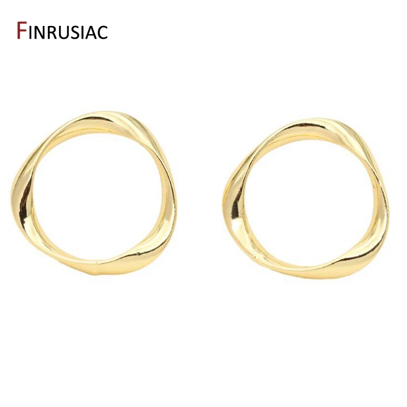 925 Silver Needle 14K Gold Plated Twisted Circle Earrings Material DIY Jewelry Pearl Drop Earrings Making Findings
925 Silver Needle 14K Gold Plated Twisted Circle Earrings Material DIY Jewelry Pearl Drop Earrings Making Findings