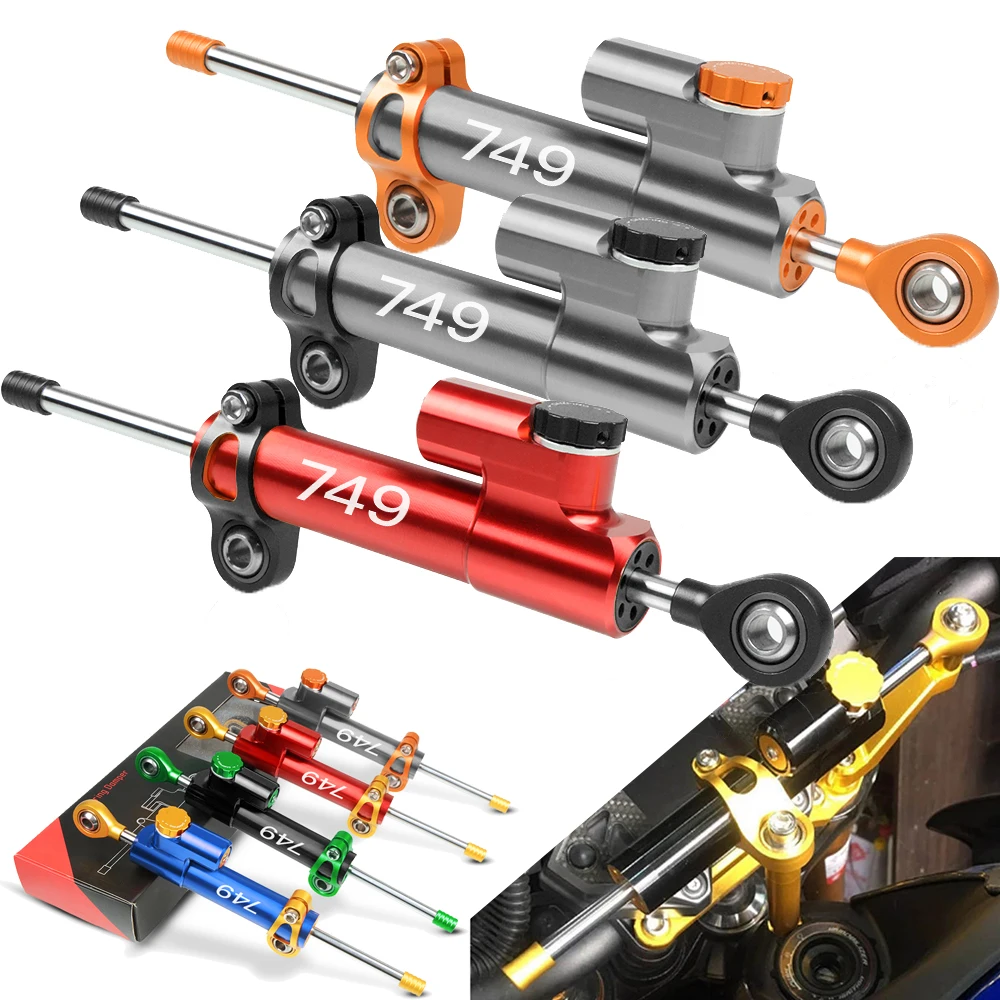 Universal Aluminum Motorcycle Accessories Damper Steering Stabilize Safety Control For DUCATI 749 749S 749R 2003-2006 2004 2005
Universal Aluminum Motorcycle Accessories Damper Steering Stabilize Safety Control For DUCATI 749 749S 749R 2003-2006 2004 2005