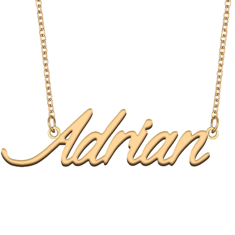 Necklace with Name Adrian for His Her Family Member Best Friend Birthday Gifts on Christmas Mother Day Valentine's Day
Necklace with Name Adrian for His Her Family Member Best Friend Birthday Gifts on Christmas Mother Day Valentine's Day