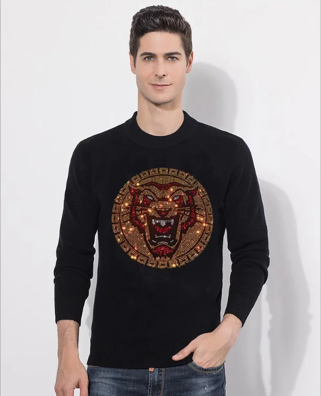 New 2020 Sweater Men Hot drill Pullovers Fashion Casual Autumn Winter Warm Clothes Slim Fit Diamonds
New 2020 Sweater Men Hot drill Pullovers Fashion Casual Autumn Winter Warm Clothes Slim Fit Diamonds