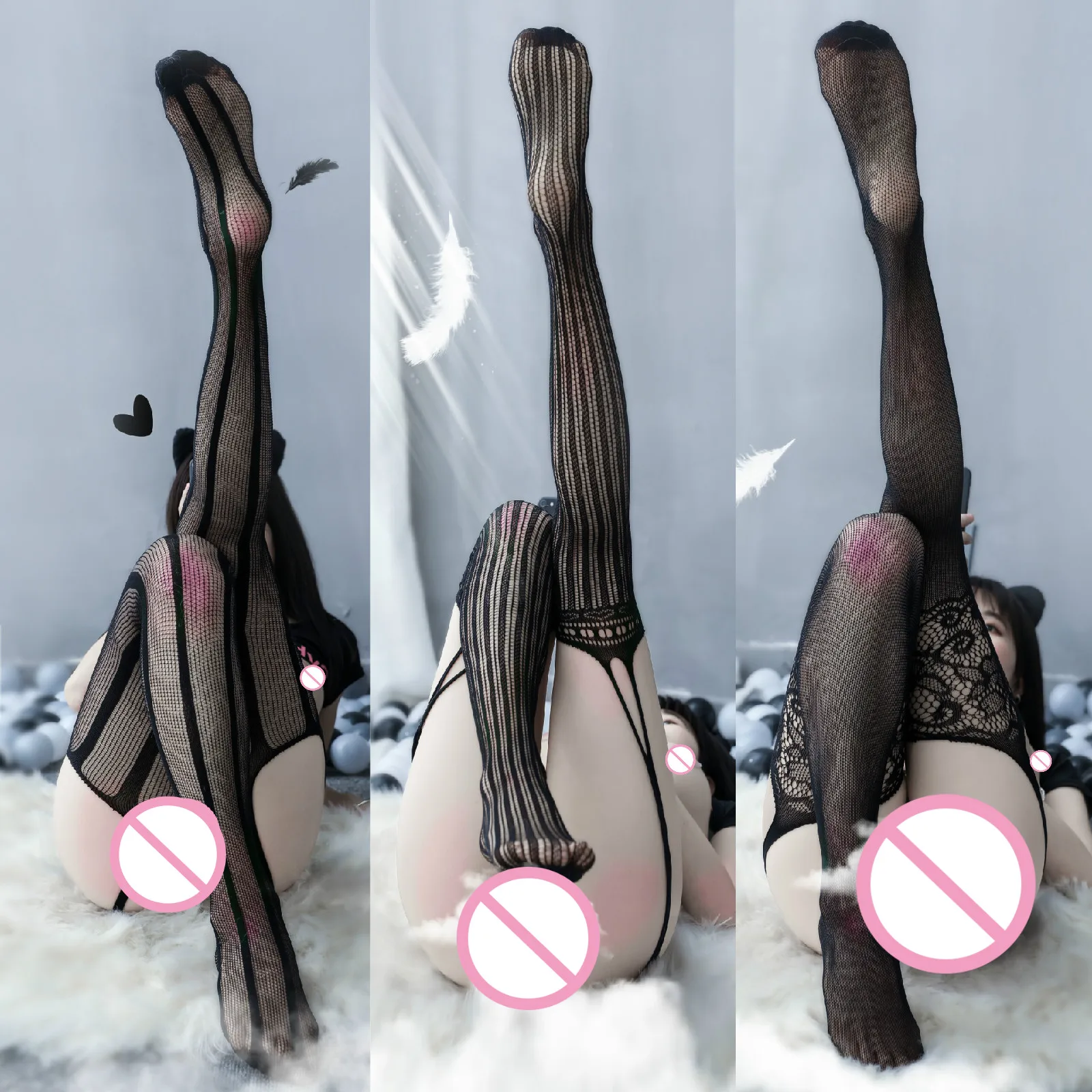 Kawaii Tights for Woman Girl Underwear Plus Size Women Lovely Crotchless Pantyhose Different Style Black Color Cosplay Tights
Kawaii Tights for Woman Girl Underwear Plus Size Women Lovely Crotchless Pantyhose Different Style Black Color Cosplay Tights