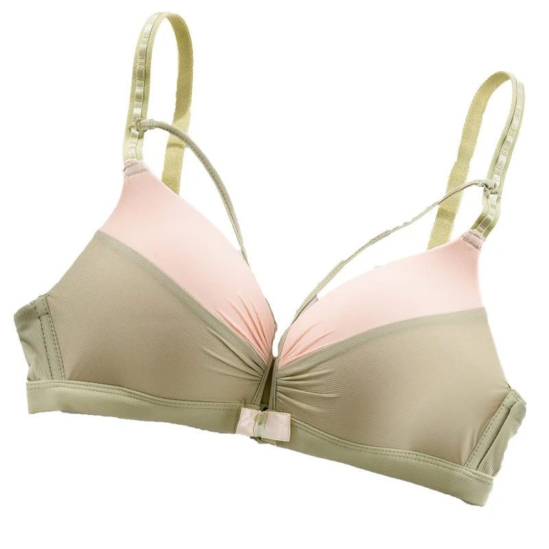 Unrimmed Bra for Women, Sexy Front Button, French Small Back Bra, Breathable Bra on Top
Unrimmed Bra for Women, Sexy Front Button, French Small Back Bra, Breathable Bra on Top