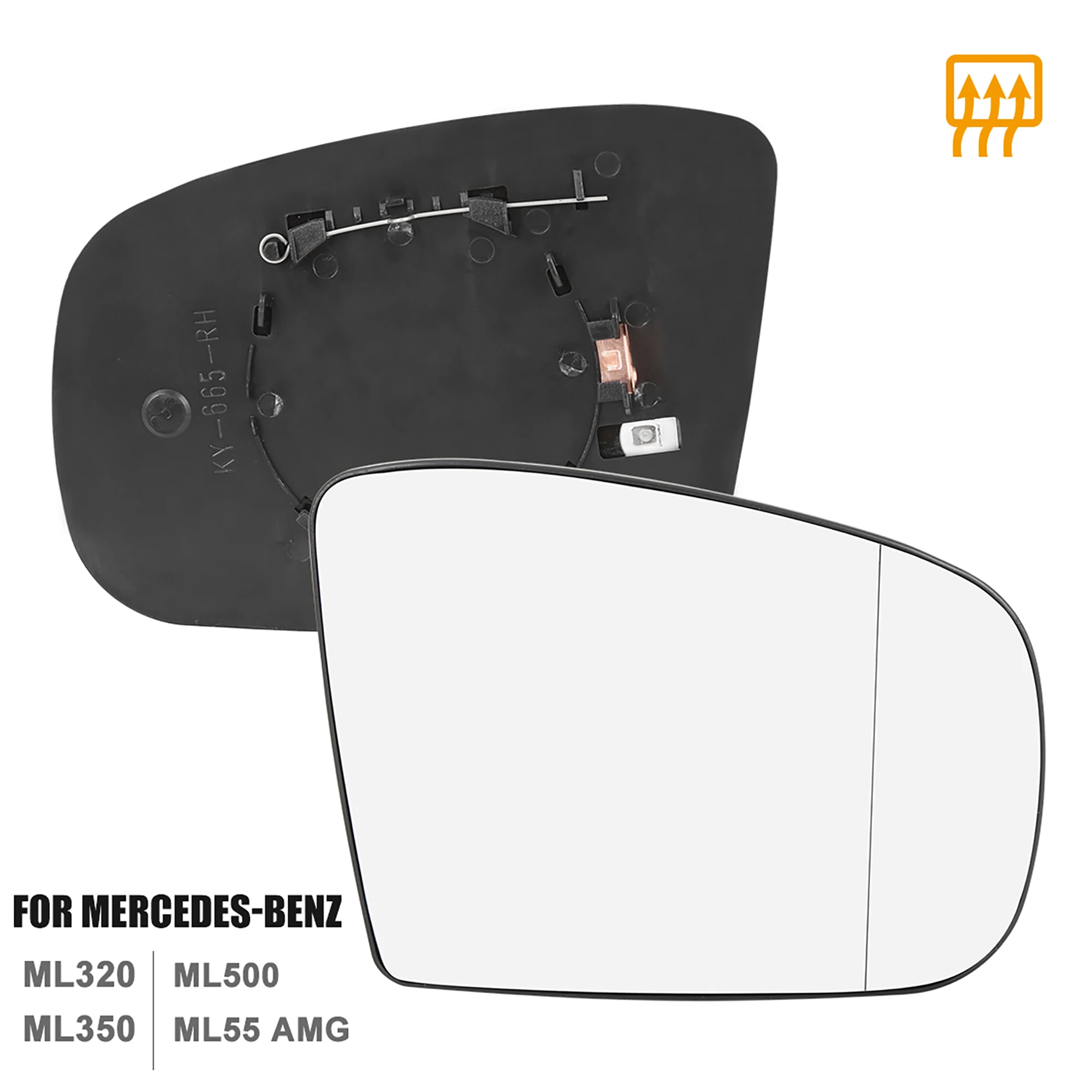 UXCELL Side Rearview Heated Mirror Glass for Mercedes-Ben ML320 ML350 ML500 ML55 Rearview Mirror Glass with Backing Plate
UXCELL Side Rearview Heated Mirror Glass for Mercedes-Ben ML320 ML350 ML500 ML55 Rearview Mirror Glass with Backing Plate