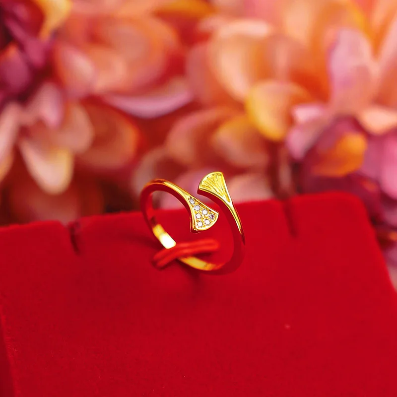 Yellow Gold Ring for Women Men Wedding Jewelry Gypsophila Meteor Shower Foglia Yellow Gold Color Classic Couple Rings Gifts
Yellow Gold Ring for Women Men Wedding Jewelry Gypsophila Meteor Shower Foglia Yellow Gold Color Classic Couple Rings Gifts