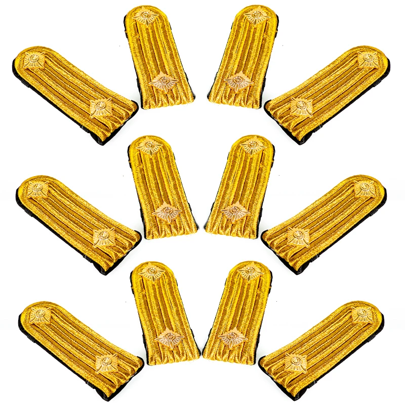 Ship Sailor Epaulettes Security Aviation Seafarer Epaulette High Quality Admiral Golden Silver Pilot Badge Uniform Accessories
Ship Sailor Epaulettes Security Aviation Seafarer Epaulette High Quality Admiral Golden Silver Pilot Badge Uniform Accessories