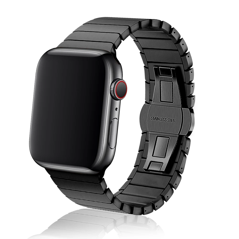 Ремешок из нержавеющей стали для Apple Watch Series SE 7 6 5 4 3 2 band 38 40 41 42 44 45 мм, металлический браслет с пряжкой-бабочкой для iWatch
Ремешок из нержавеющей стали для Apple Watch Series SE 7 6 5 4 3 2 band 38 40 41 42 44 45 мм, металлический браслет с пряжкой-бабочкой для iWatch