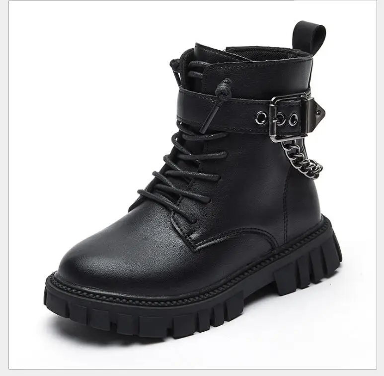 Fashion Sexy Children Plus Velvet Leather Boots Autumn Winter Girls Black Shoes Single Boots Fashion Kids New Style Short Boots
Fashion Sexy Children Plus Velvet Leather Boots Autumn Winter Girls Black Shoes Single Boots Fashion Kids New Style Short Boots