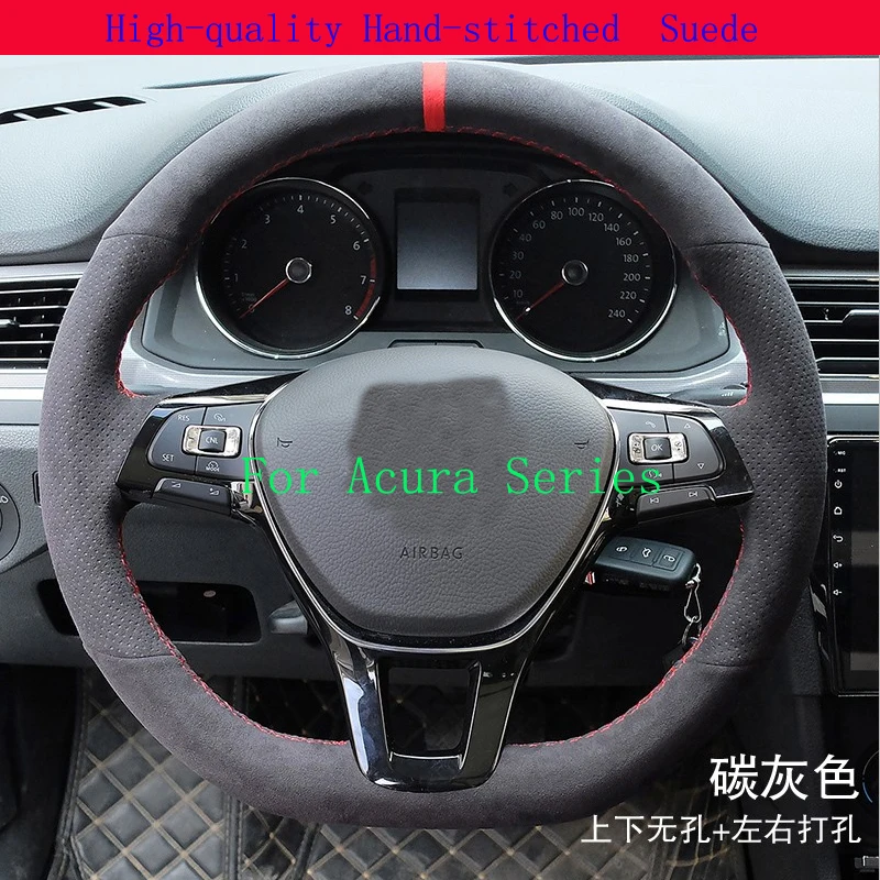 High-quality Hand-stitched Leather and Suede Car Steering Wheel Cover for Acura TLX-L CDX RDX NSX MDX TLX Accessories
High-quality Hand-stitched Leather and Suede Car Steering Wheel Cover for Acura TLX-L CDX RDX NSX MDX TLX Accessories
