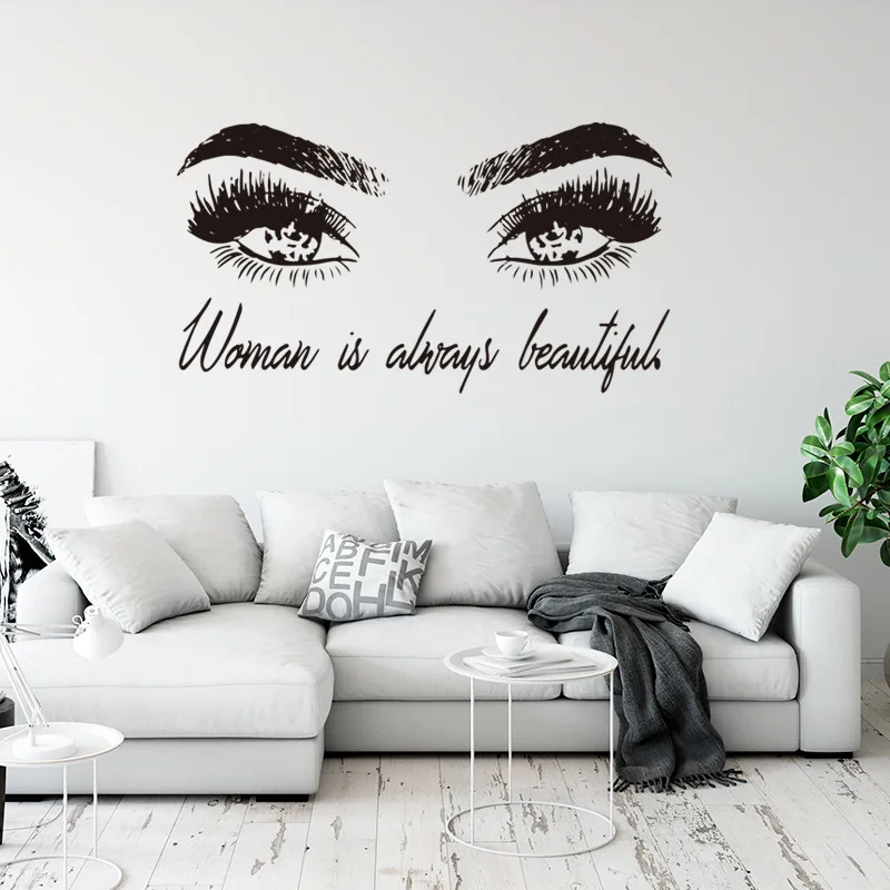 Creative Beautiful Eyes Wall Sticker Large Size Wallpaper For Living Room Background Decoration Mural Bedroom Home Decor Decals
Creative Beautiful Eyes Wall Sticker Large Size Wallpaper For Living Room Background Decoration Mural Bedroom Home Decor Decals
