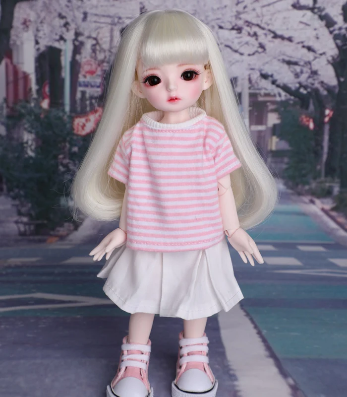 1/6 масштаб BJD кукла милая девочка BJD/SD смола фигурка кукла DIY модель игрушки подарок. Полный набор с одеждой, обувью, париком A0302Vanilla YOSD
1/6 масштаб BJD кукла милая девочка BJD/SD смола фигурка кукла DIY модель игрушки подарок. Полный набор с одеждой, обувью, париком A0302Vanilla YOSD